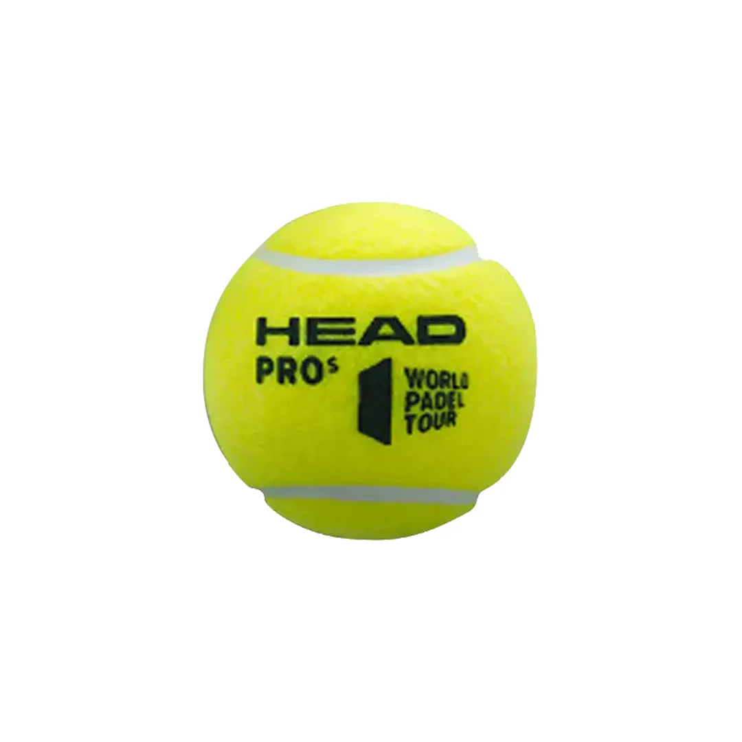 PACK OF 3 TUBES OF 3 HEAD PADEL PRO S BALLS (9 Balls) 3 PACK OF 3 TUBES OF 3 HEAD PADEL PRO S BALLS (9 Balls)