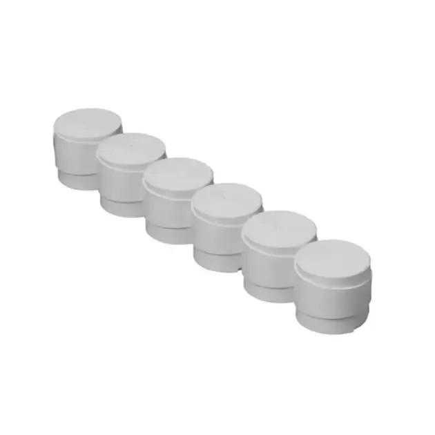 5 Pieces WILSON PRO OVERGRIP (Perforated White)