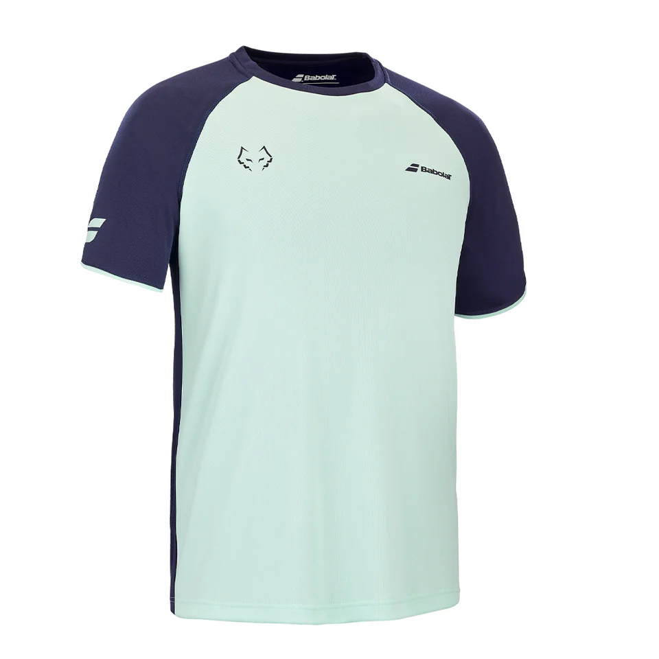 Babolat Crew Juan Lebron Men FW24 Padel T-shirt (Blue) 2 Babolat Crew Juan Lebron Men FW24 Padel T-shirt (Blue) - Image 2