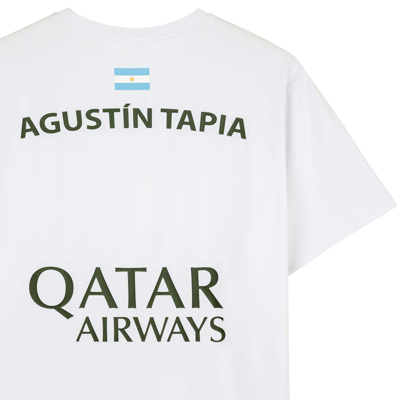 Nox Men's Agustin Tapia AT10 Sponsor T-Shirt White 3 Nox Men's Agustin Tapia AT10 Sponsor T-Shirt White - Image 3