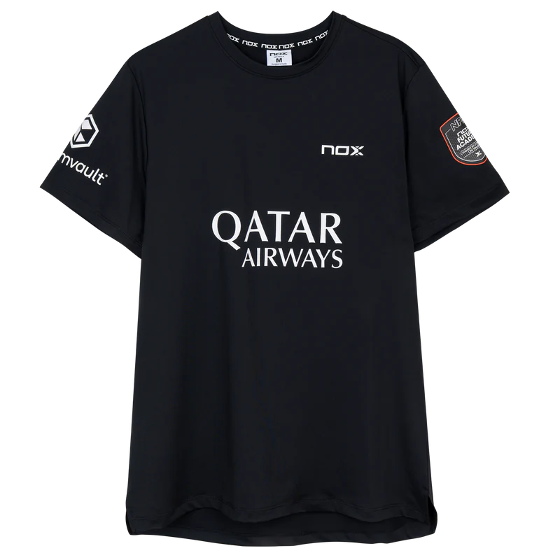 Nox Men's Agustin Tapia AT10 Sponsor T-Shirt Black 1 Nox Men's Agustin Tapia AT10 Sponsor T-Shirt Black