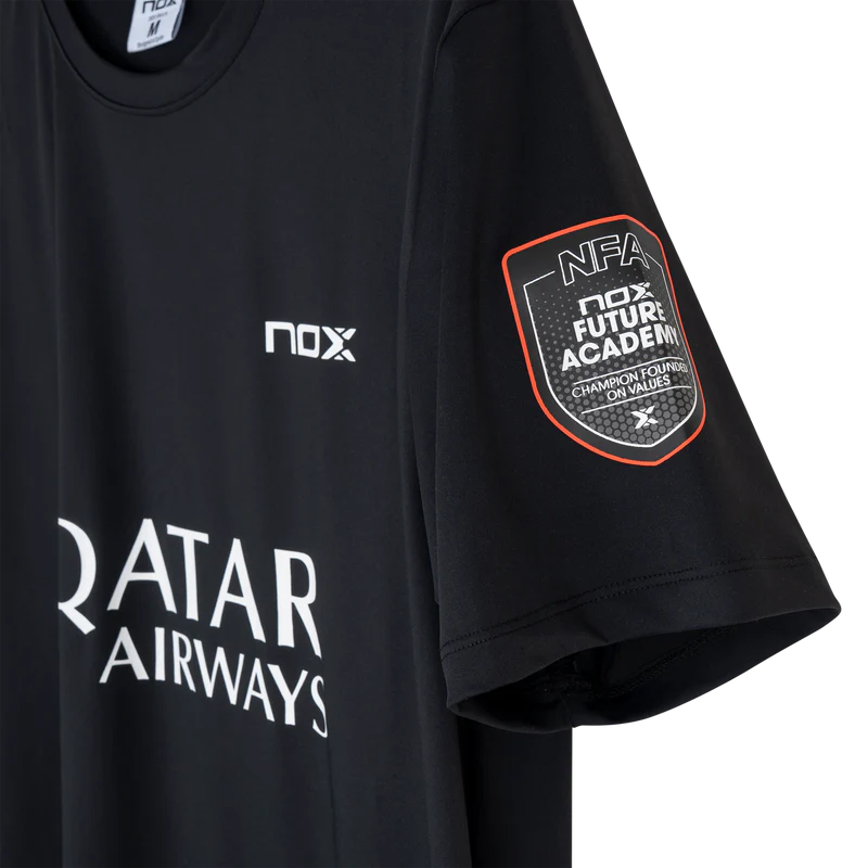 Nox Men's Agustin Tapia AT10 Sponsor T-Shirt Black 4 Nox Men's Agustin Tapia AT10 Sponsor T-Shirt Black - Image 4
