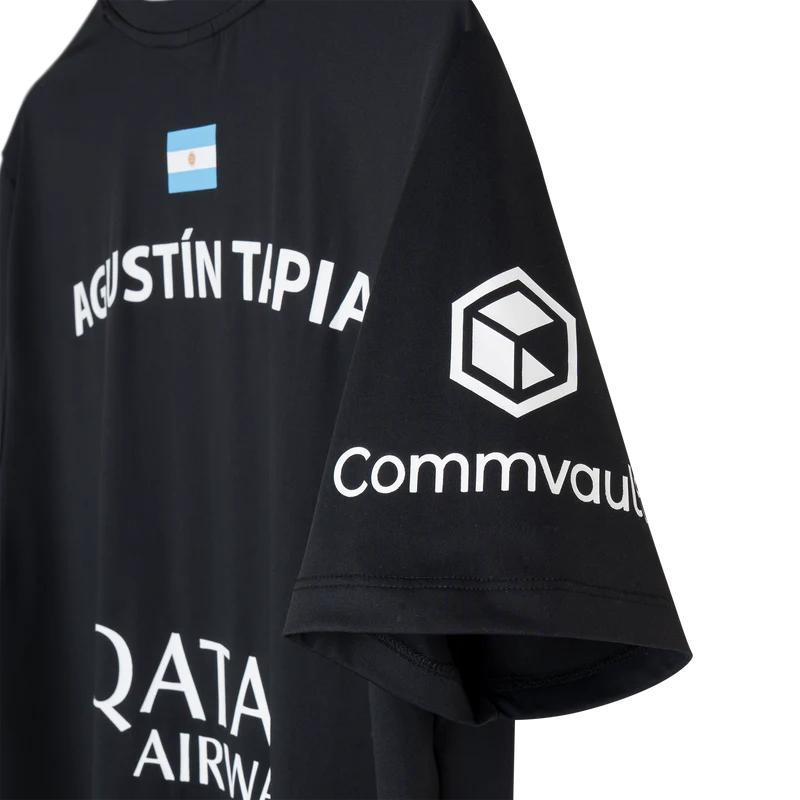 Nox Men's Agustin Tapia AT10 Sponsor T-Shirt Black 3 Nox Men's Agustin Tapia AT10 Sponsor T-Shirt Black - Image 3