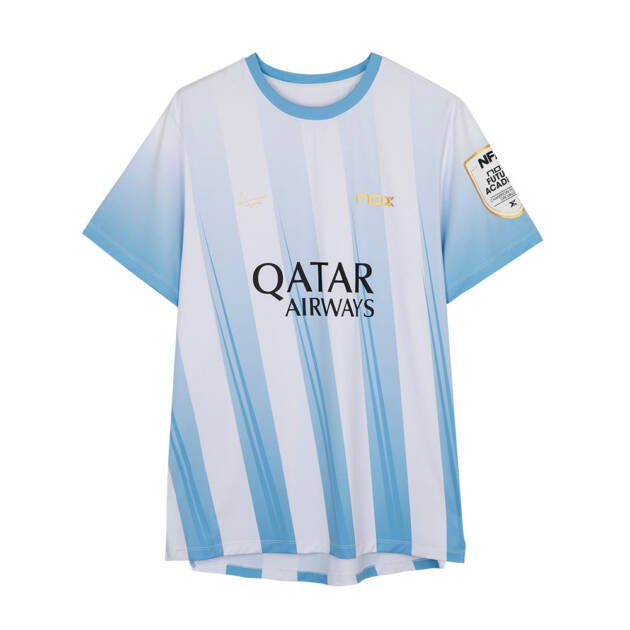 Nox Men's Agustin Tapia AT10 Sponsor T-Shirt Light Blue