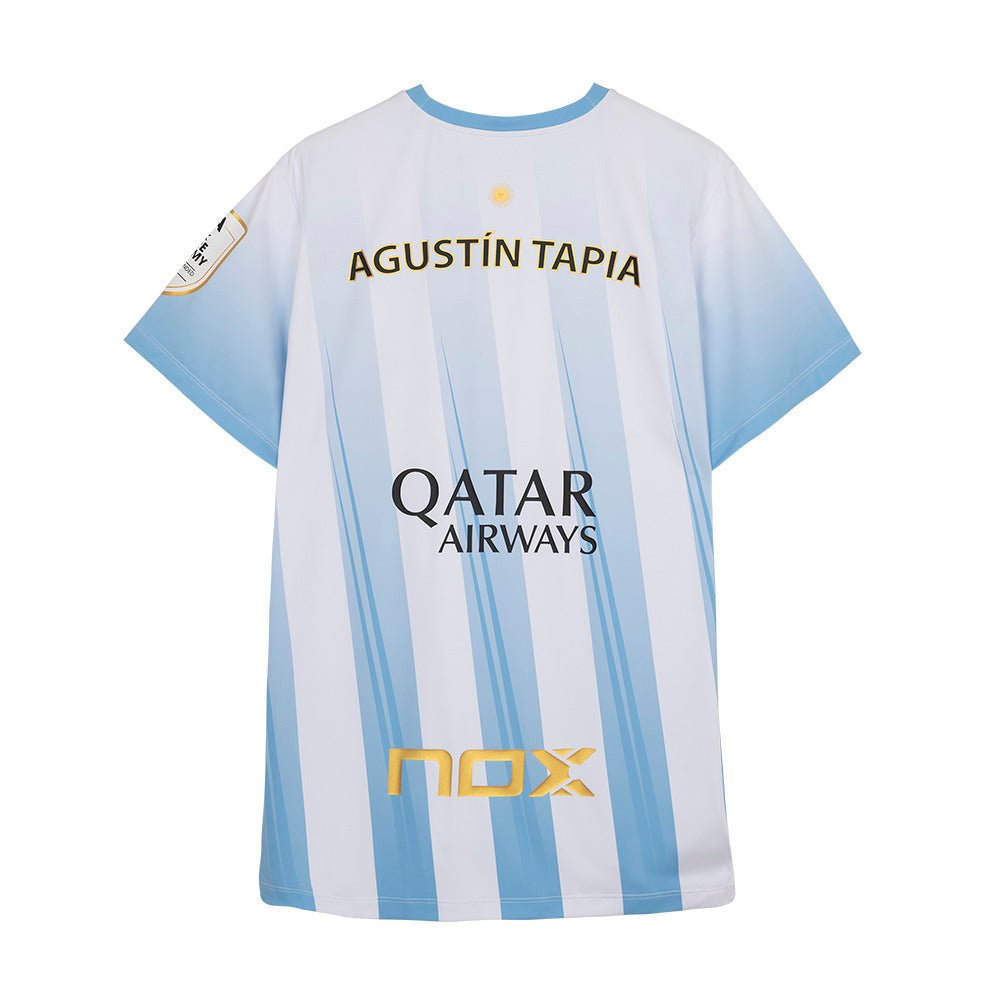 Nox Men's Agustin Tapia AT10 Sponsor T-Shirt Light Blue 2 Nox Men's Agustin Tapia AT10 Sponsor T-Shirt Light Blue - Image 2