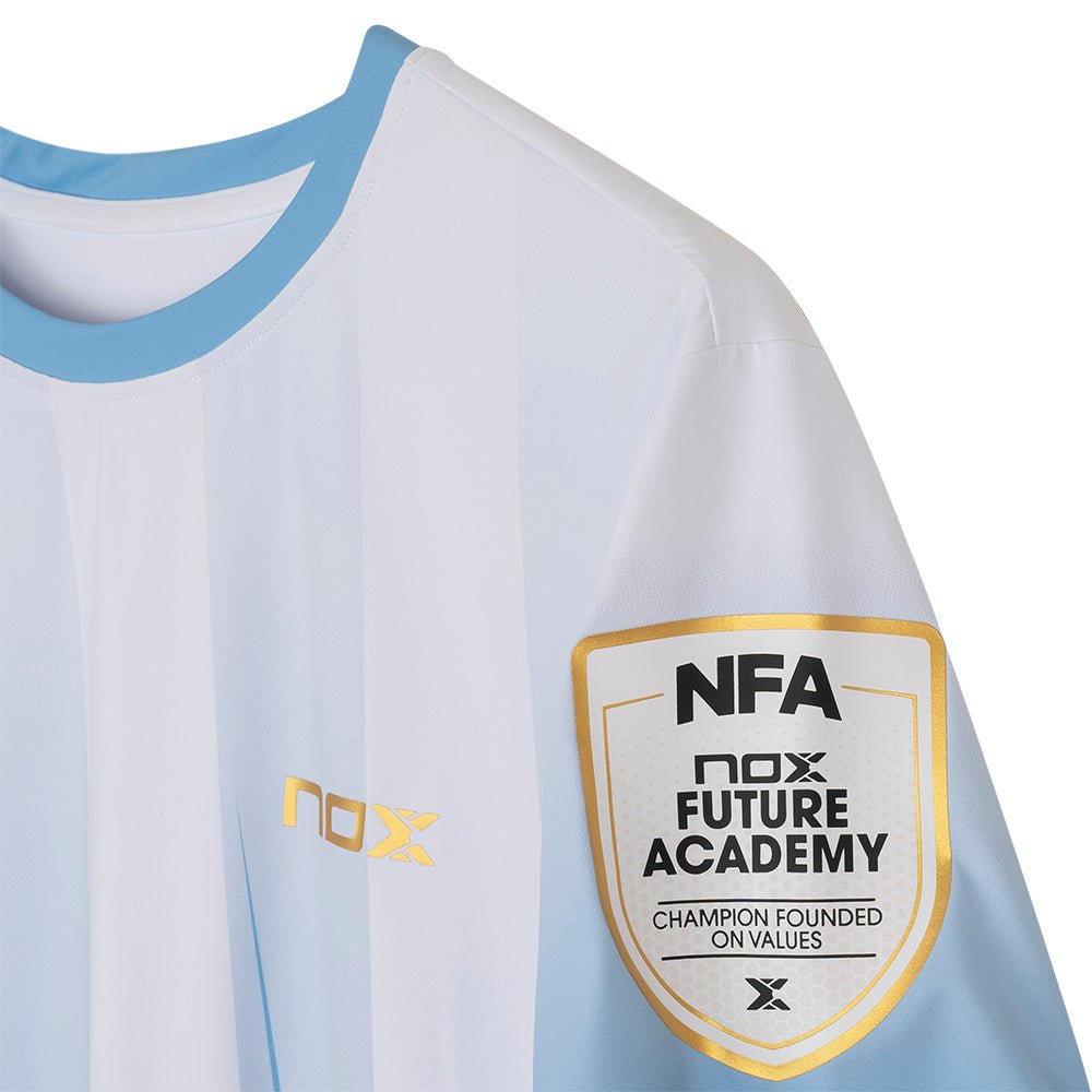 Nox Men's Agustin Tapia AT10 Sponsor T-Shirt Light Blue 4 Nox Men's Agustin Tapia AT10 Sponsor T-Shirt Light Blue - Image 4