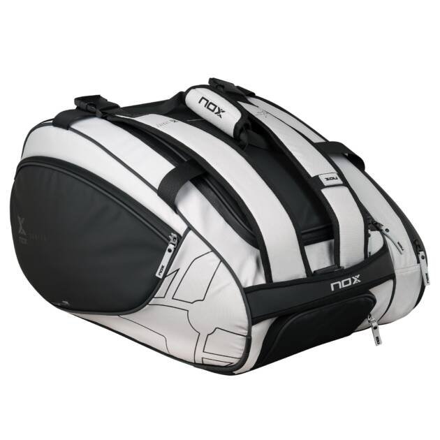 NOX Luxury Master Series Padel Bag Black White