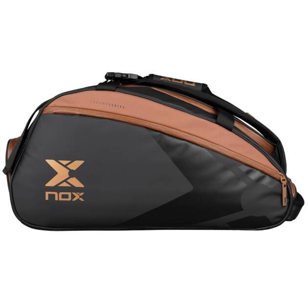 NOX Luxury Open Series Padel Bag Black Brown
