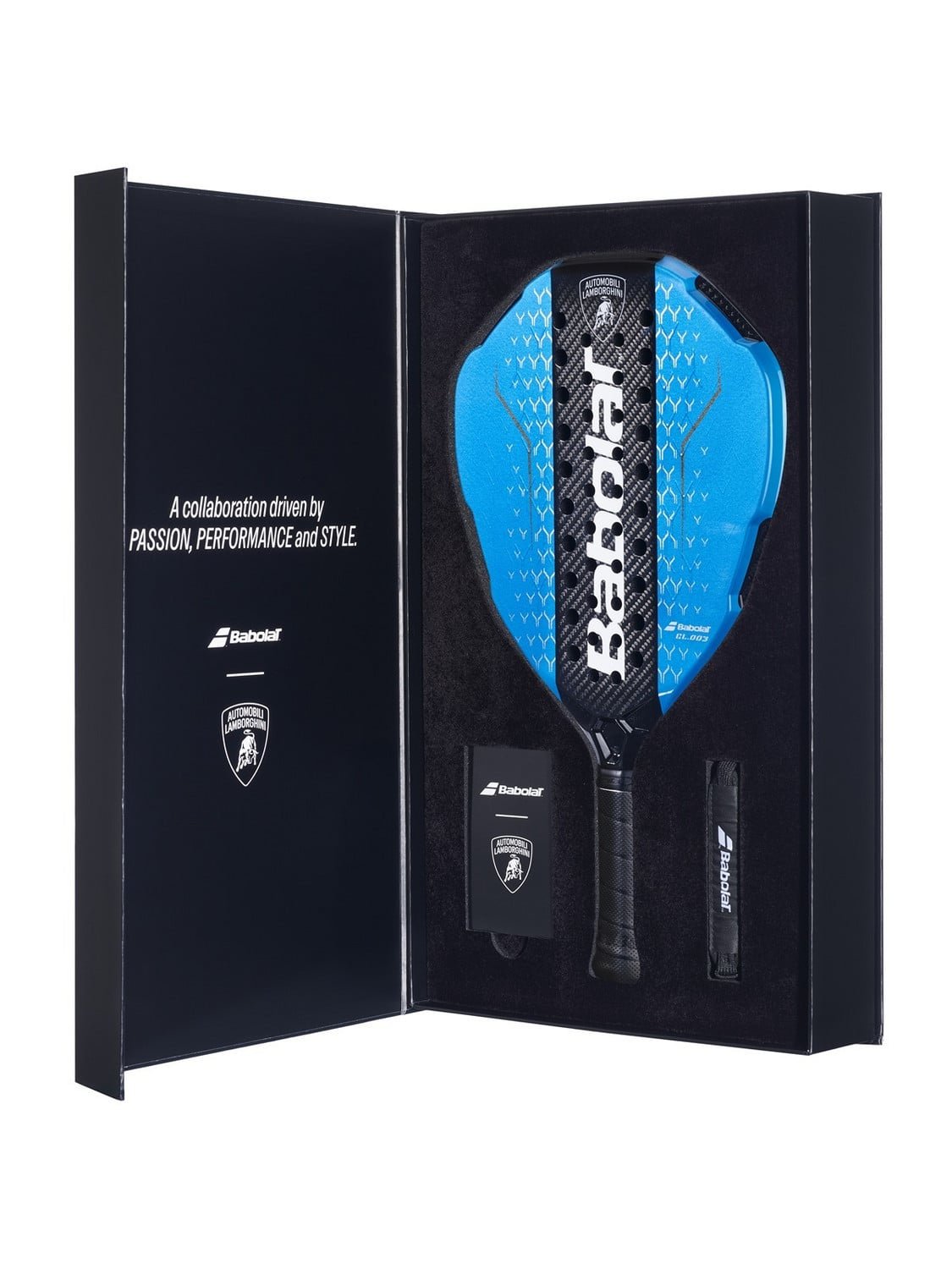 Babolat BL.003 Lamborghini (Blue) 6 Babolat BL.003 Lamborghini padel racket in blue - view 6