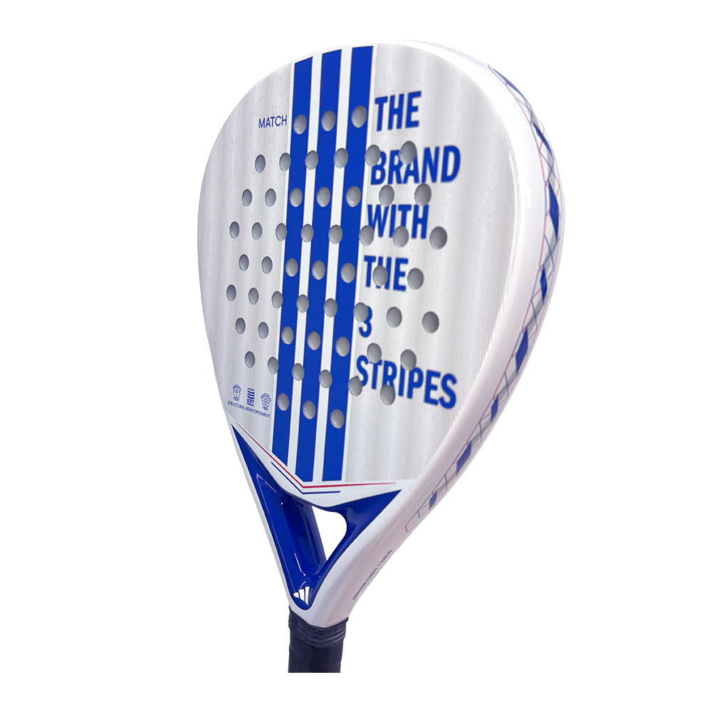 Adidas Match 3.4 2027 (White / Blue) 2 Adidas Match 3.4 2027 padel racket - view 2