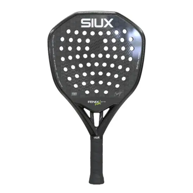 Siux Leo Augsburger Fenix Pro MAD SE 2026 padel racket in black
