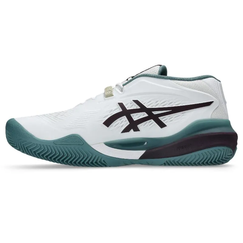 Asics Gel-Resolution X Clay Padel Shoes (White / Dark Garnet) 3 Asics Gel-Resolution X Clay Padel Shoes (White / Dark Garnet)