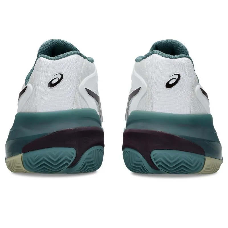 Asics Gel-Resolution X Clay Padel Shoes (White / Dark Garnet) 6 Asics Gel-Resolution X Clay Padel Shoes (White / Dark Garnet)